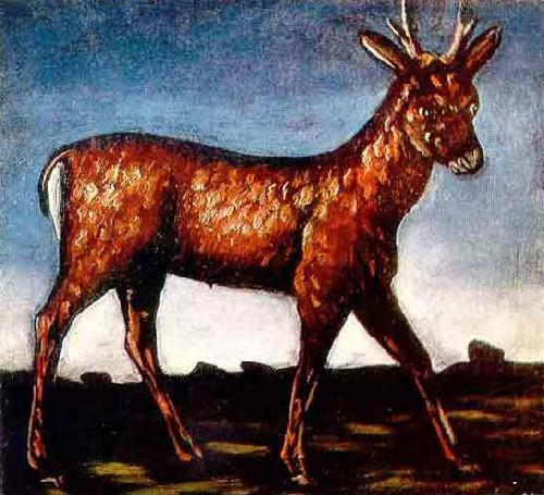 Niko Pirosmanashvili Walking Gazelle china oil painting image